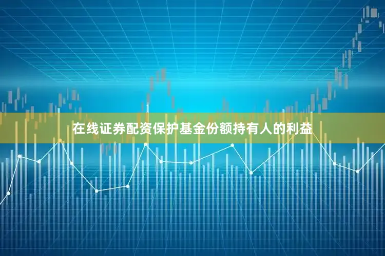 在线证券配资保护基金份额持有人的利益