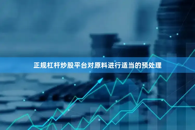 正规杠杆炒股平台对原料进行适当的预处理